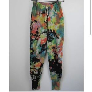 Big Bud Press Rainbow Magic Tie Dye Sweatpants sz XS